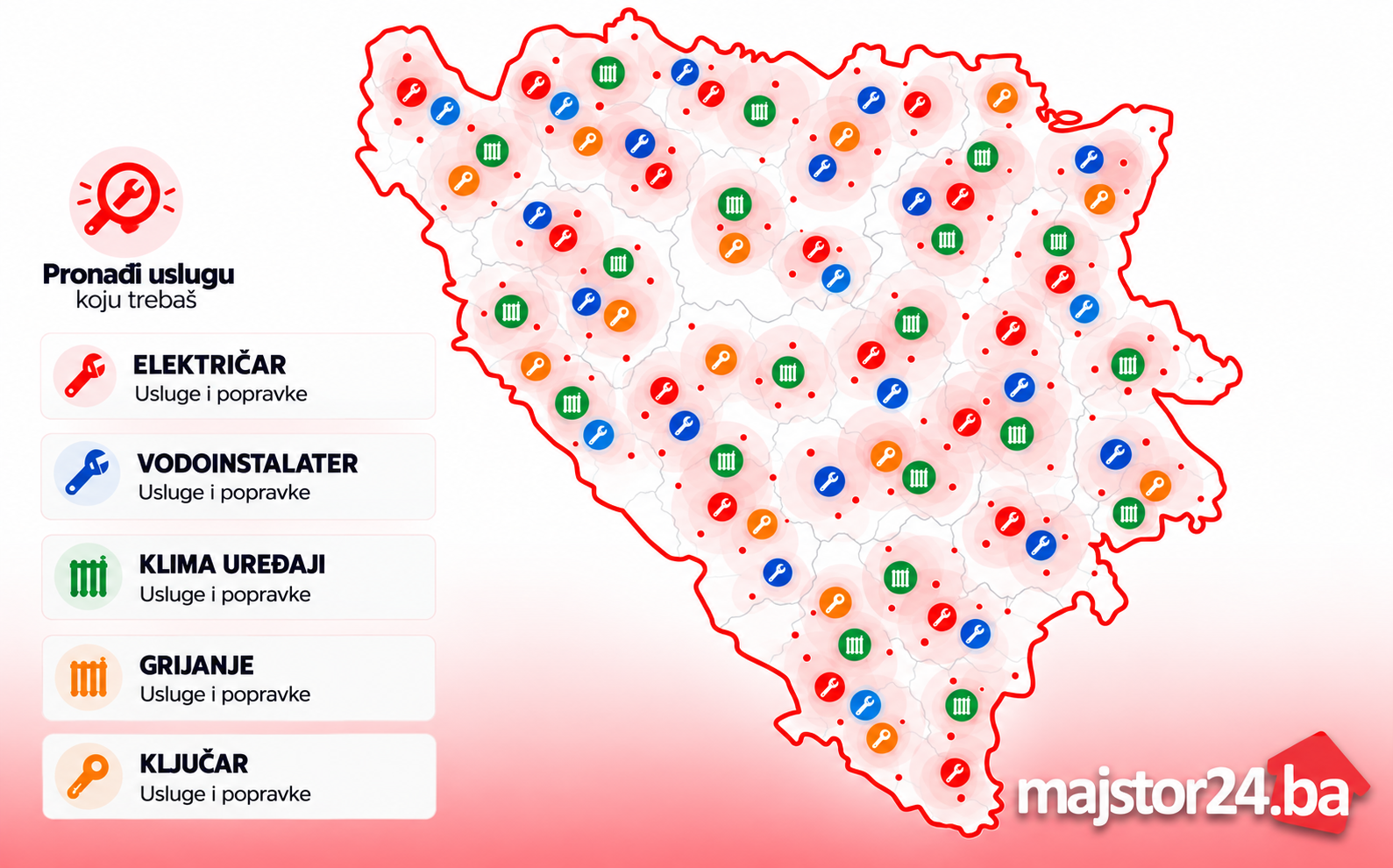 Majstor24 – kućna asistencija dostupna širom BiH